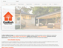 Tablet Screenshot of coolibahbuilding.com.au